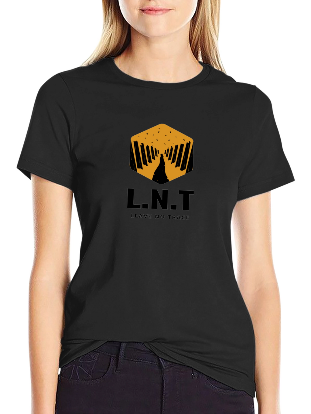 L.N.T. Leave No Trace Black T-Shirt