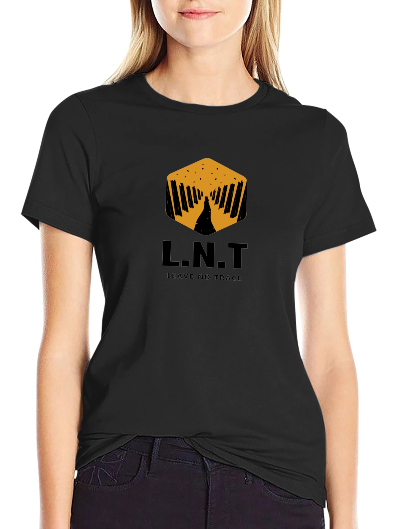 L.N.T. Leave No Trace Black T-Shirt