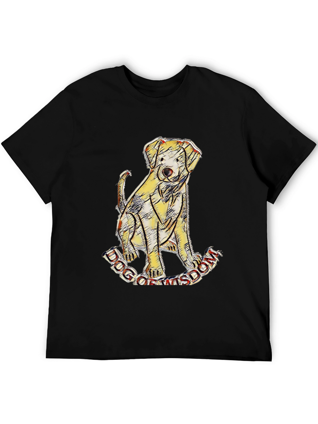 Dog of Wisdom Graphic T-Shirt