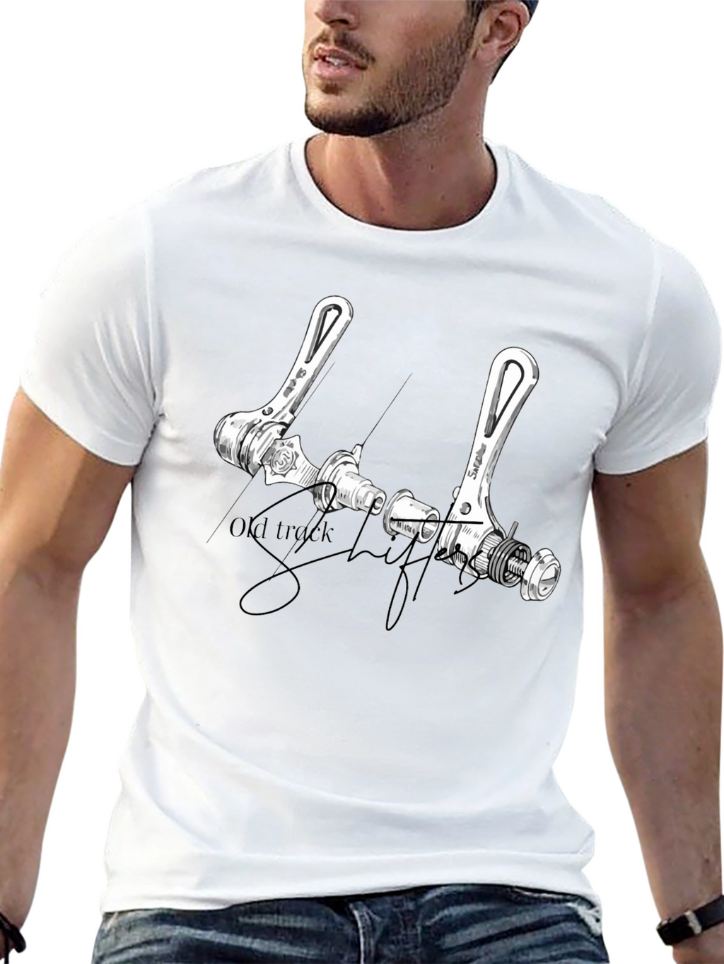 Old Track Shift T-Shirt - Black