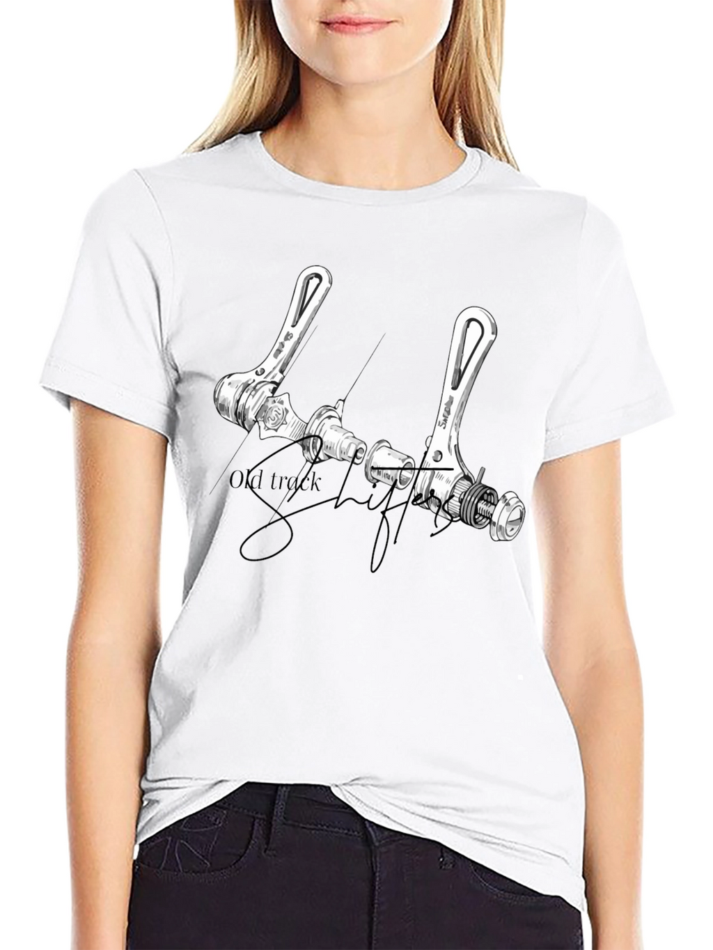 Old Track Shift T-Shirt - Black