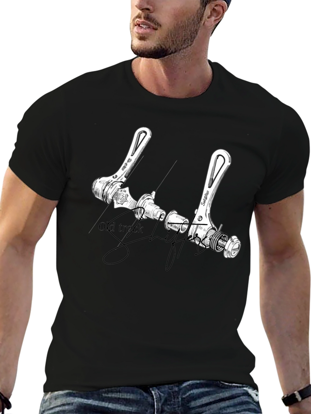 Old Track Shift T-Shirt - Black