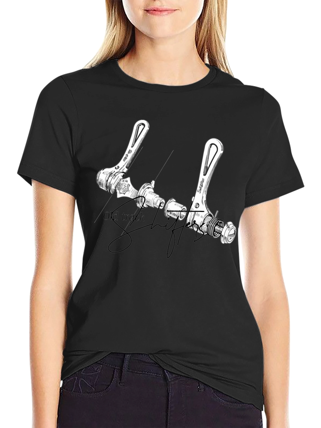 Old Track Shift T-Shirt - Black