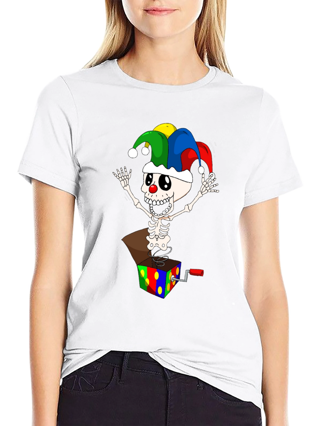 Skeleton Jack-in-the-Box T-Shirt