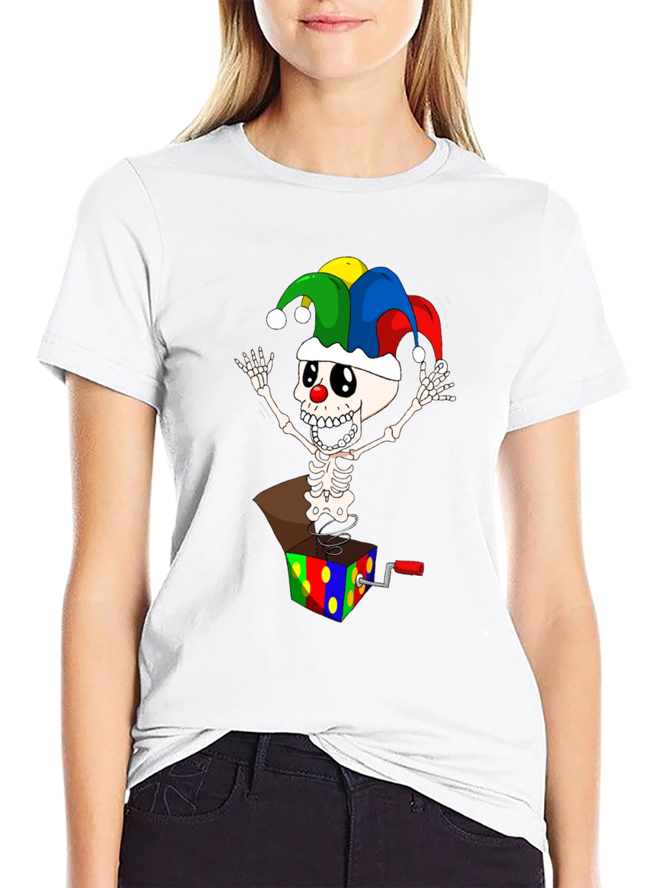 Skeleton Jack-in-the-Box T-Shirt