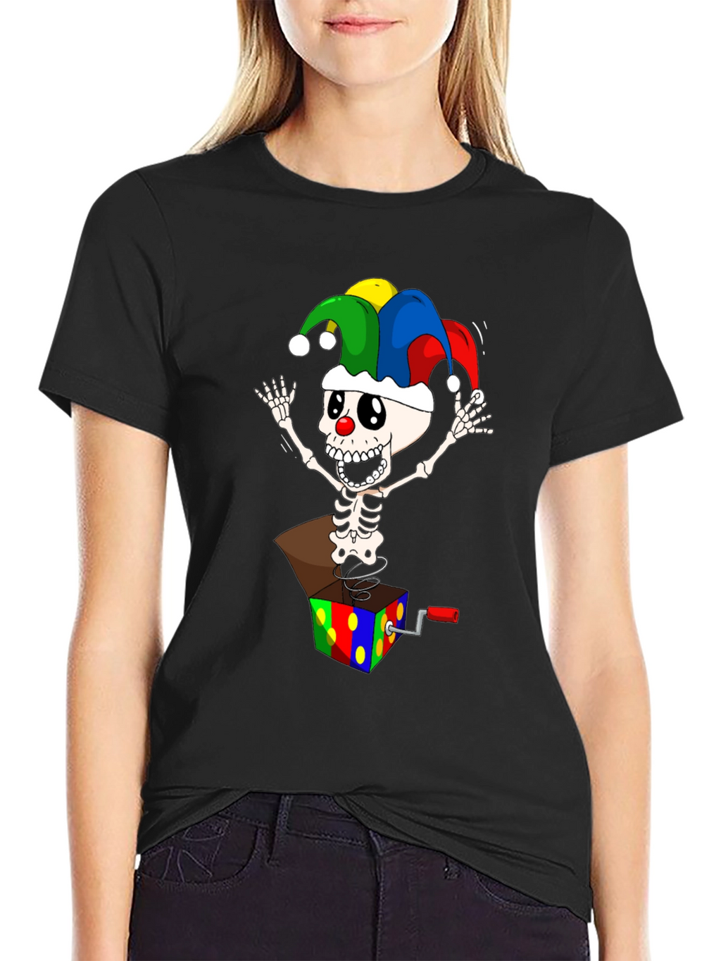 Skeleton Jack-in-the-Box T-Shirt