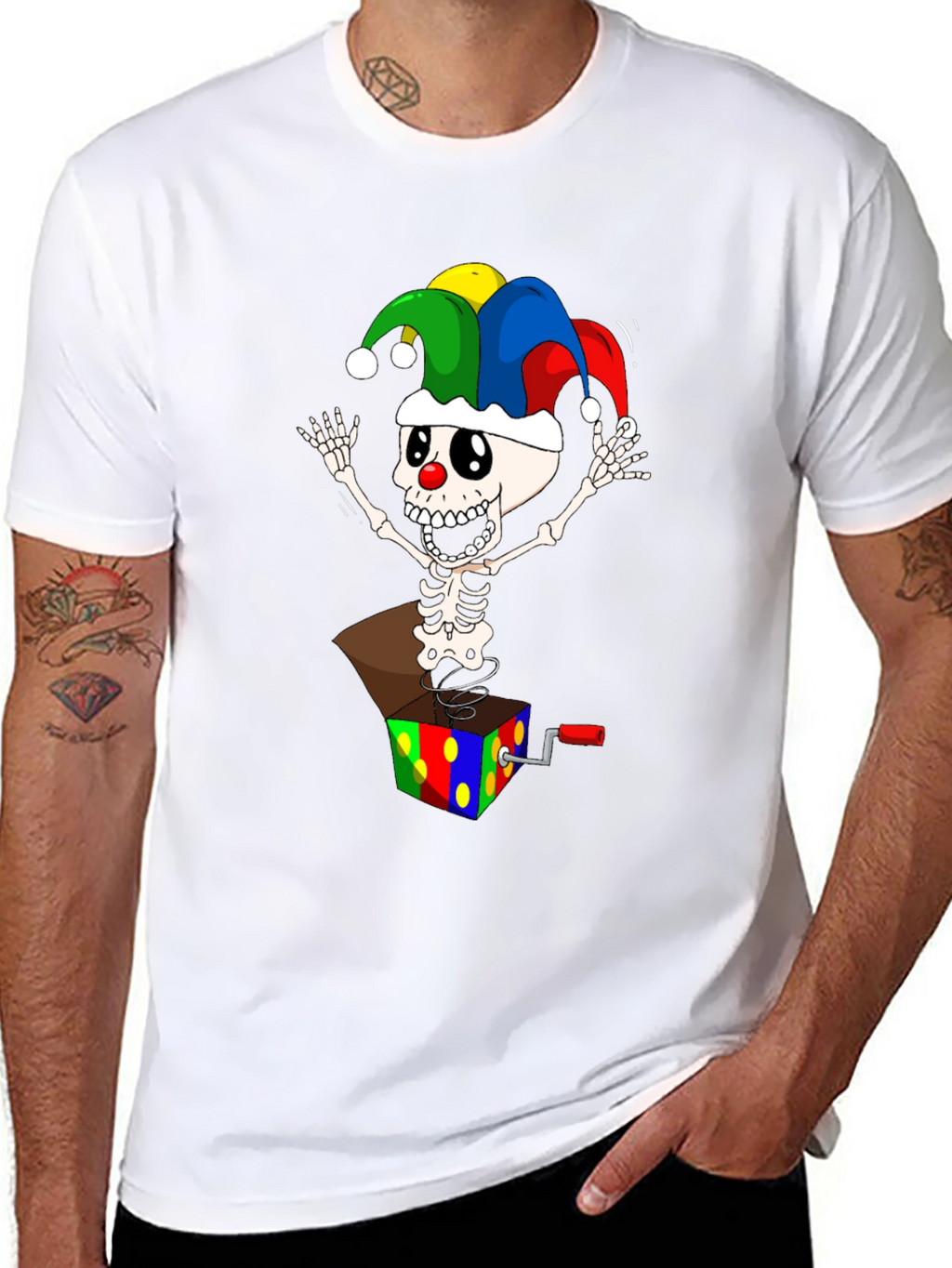 Skeleton Jack-in-the-Box T-Shirt