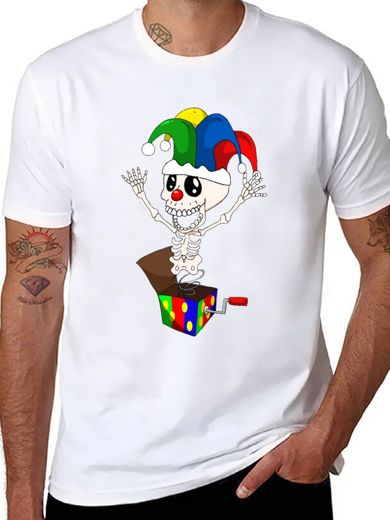 Skeleton Jack-in-the-Box T-Shirt