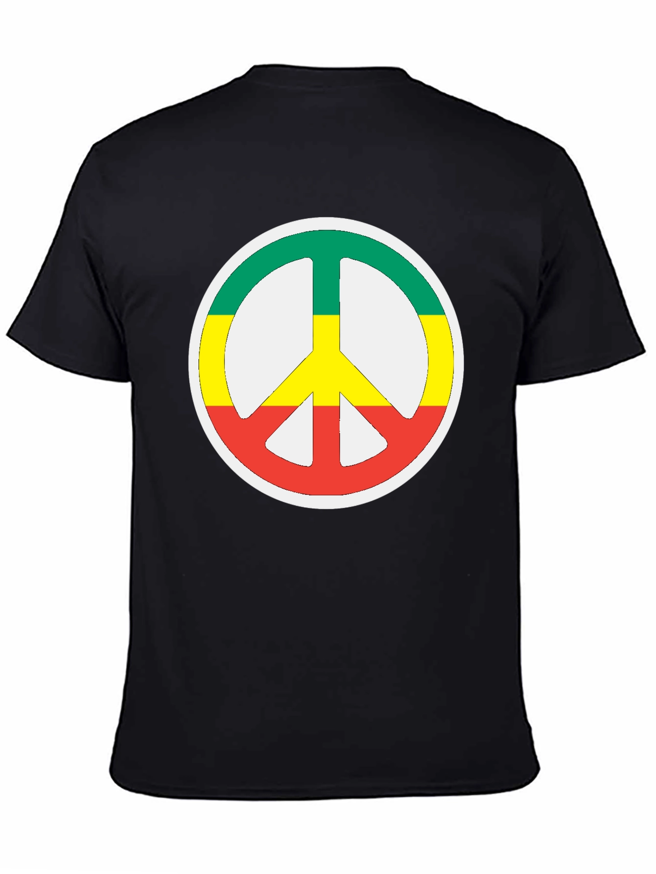 Rasta Peace Sign T-Shirt - Reggae Inspired Design