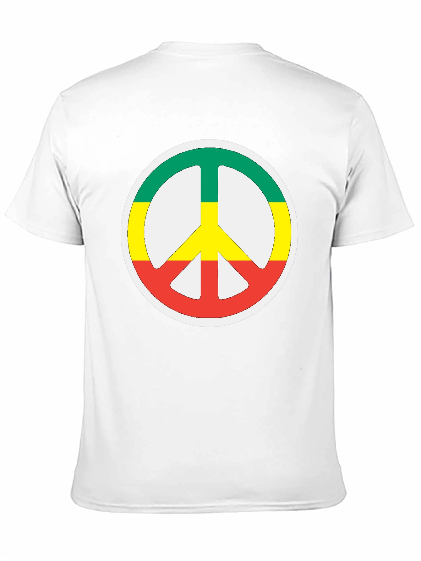 Rasta Peace Sign T-Shirt - Reggae Inspired Design