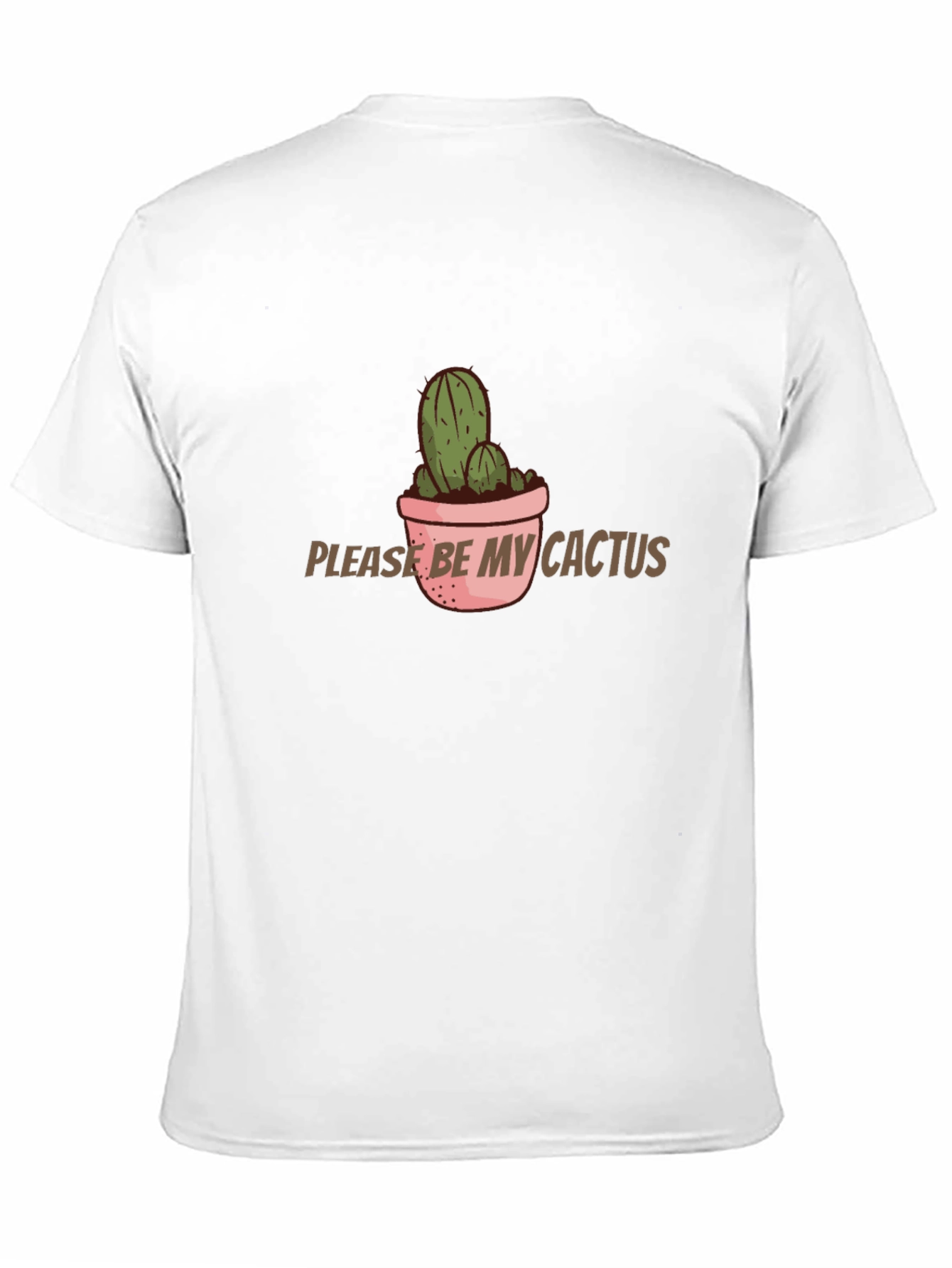 Cactus Graphic T-Shirt - Please Be My Cactus