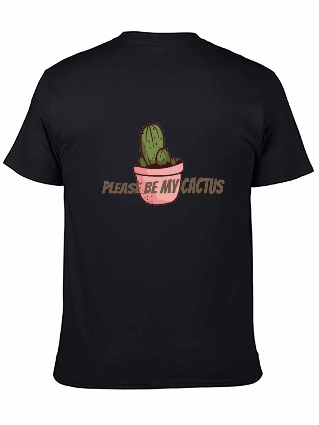 Cactus Graphic T-Shirt - Please Be My Cactus