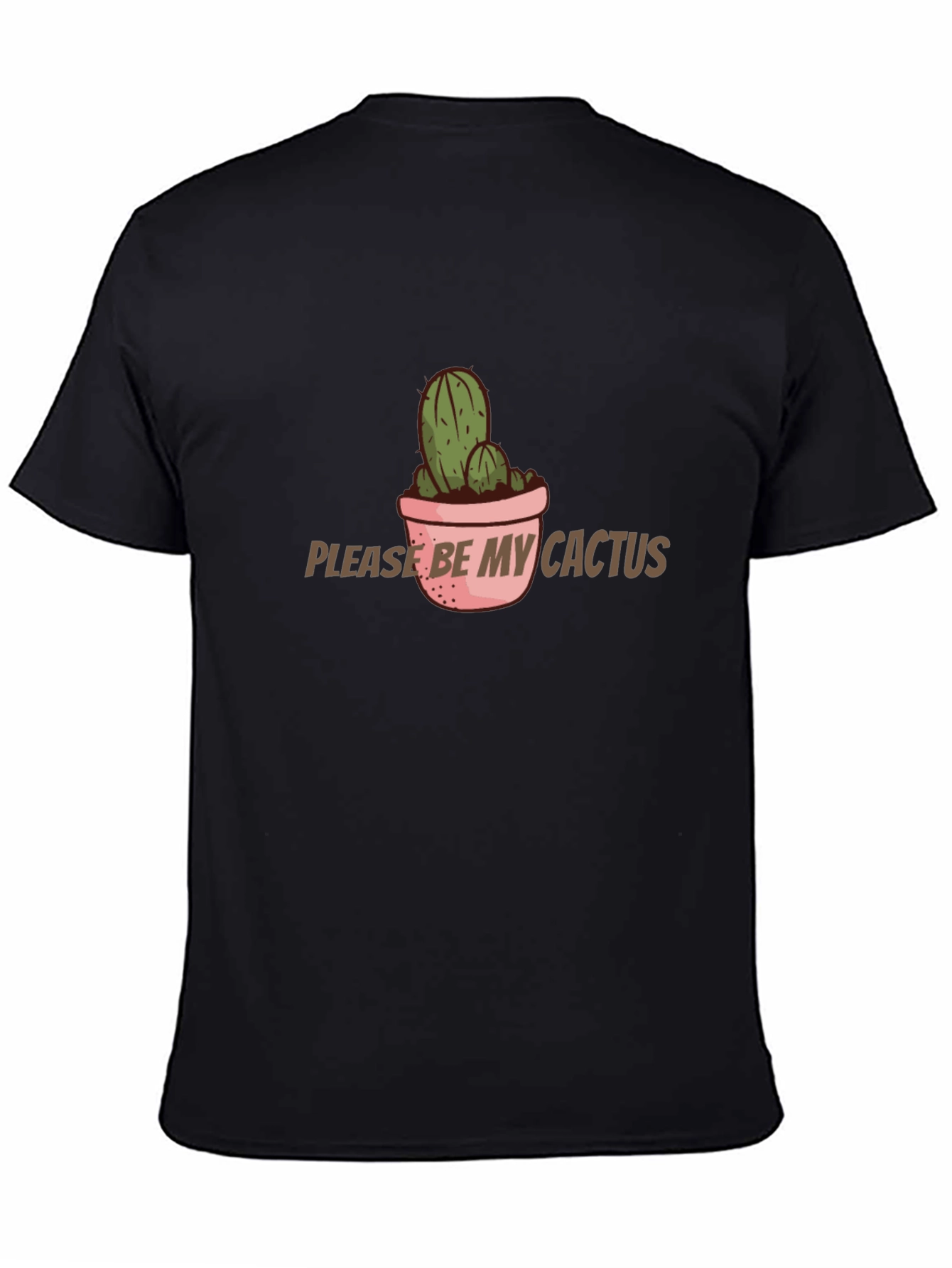 Cactus Graphic T-Shirt - Please Be My Cactus
