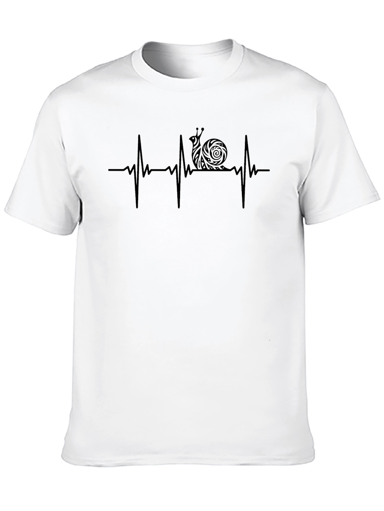 Snail Heartbeat Graphic T-Shirt