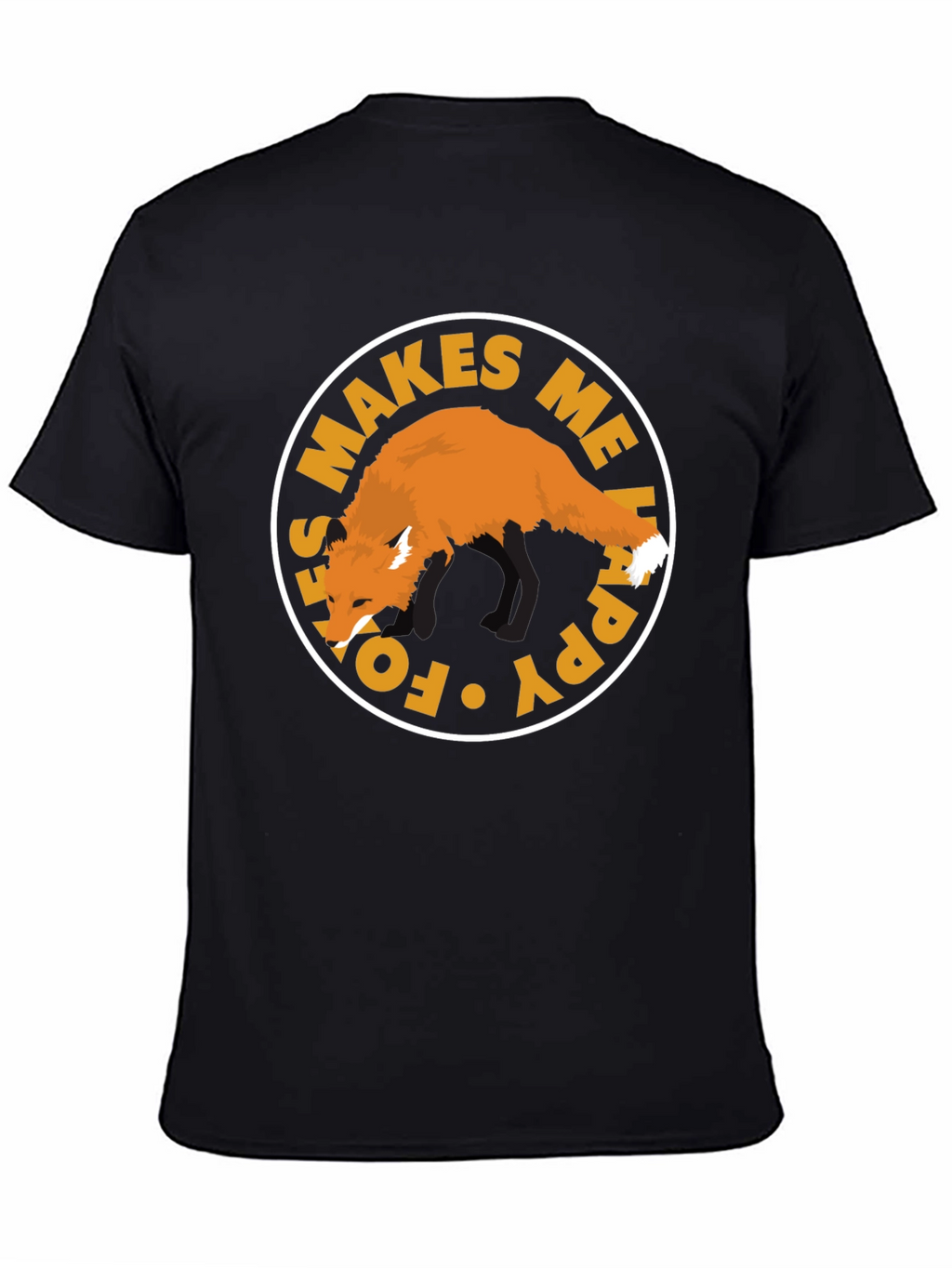 Fox Makes Me Happy Graphic T-Shirt