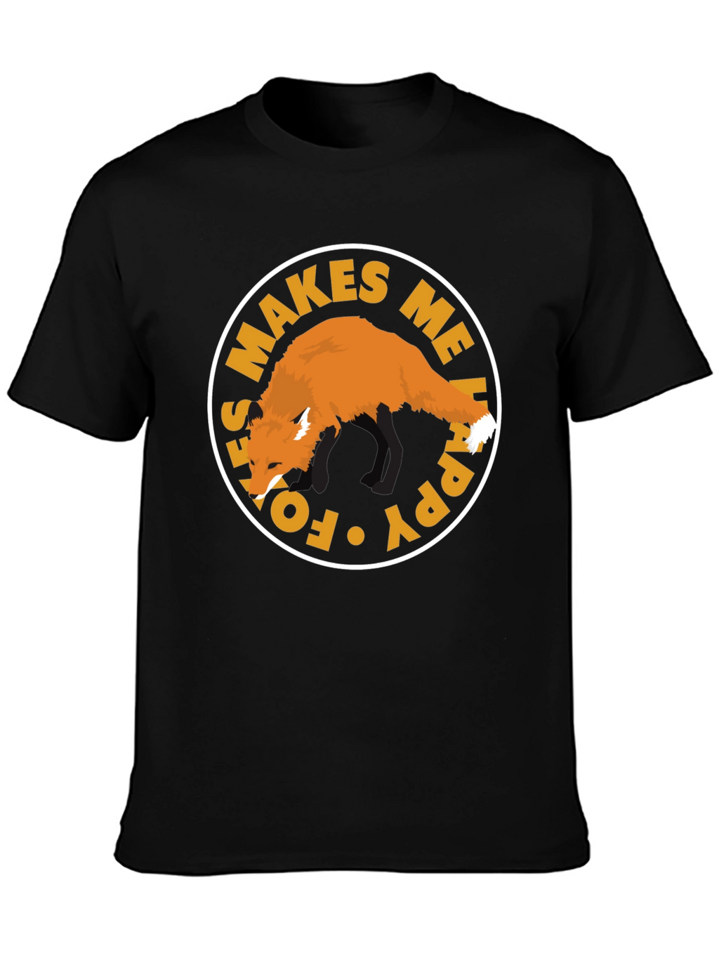 Fox Makes Me Happy Graphic T-Shirt