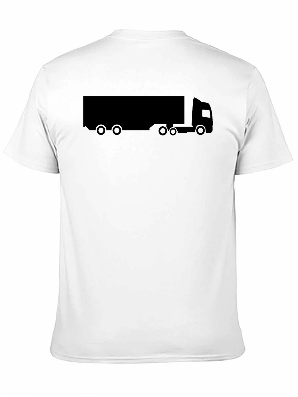 Trucker T-Shirt - Black Graphic Tee