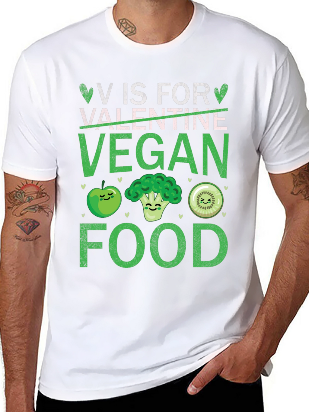Vegan Valentine Food T-Shirt