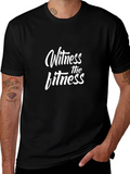 Witness the Fitness Black Graphic T-Shirt