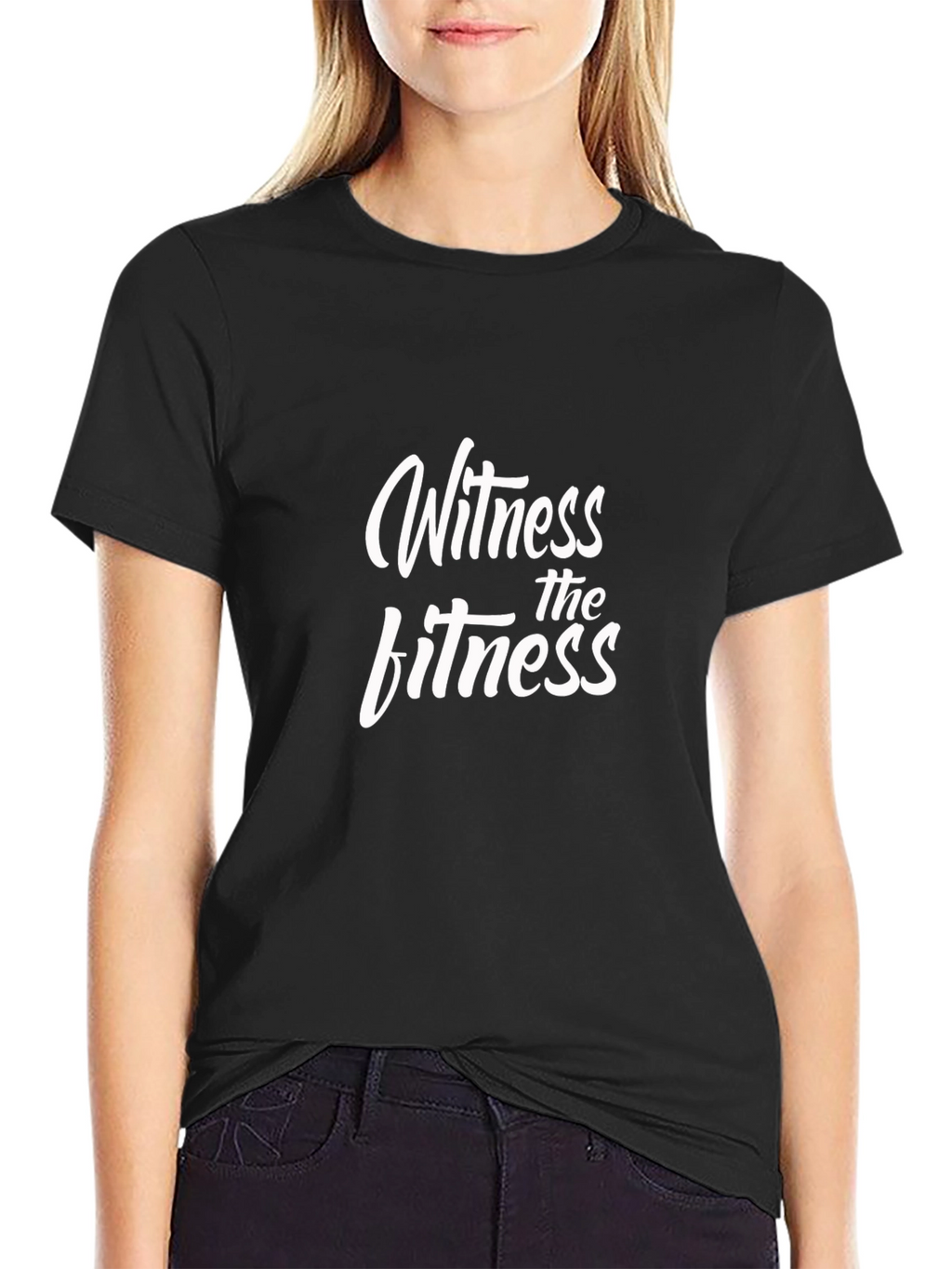 Witness the Fitness Black Graphic T-Shirt