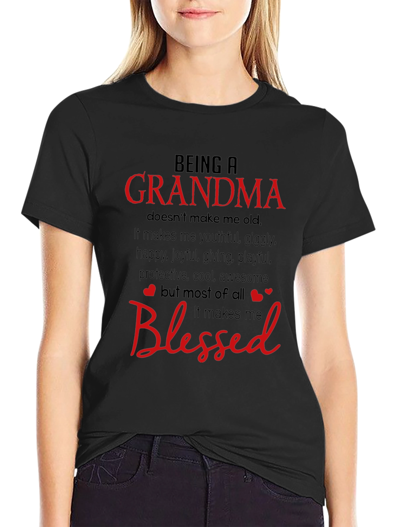 Being a Grandma Blessed T-Shirt