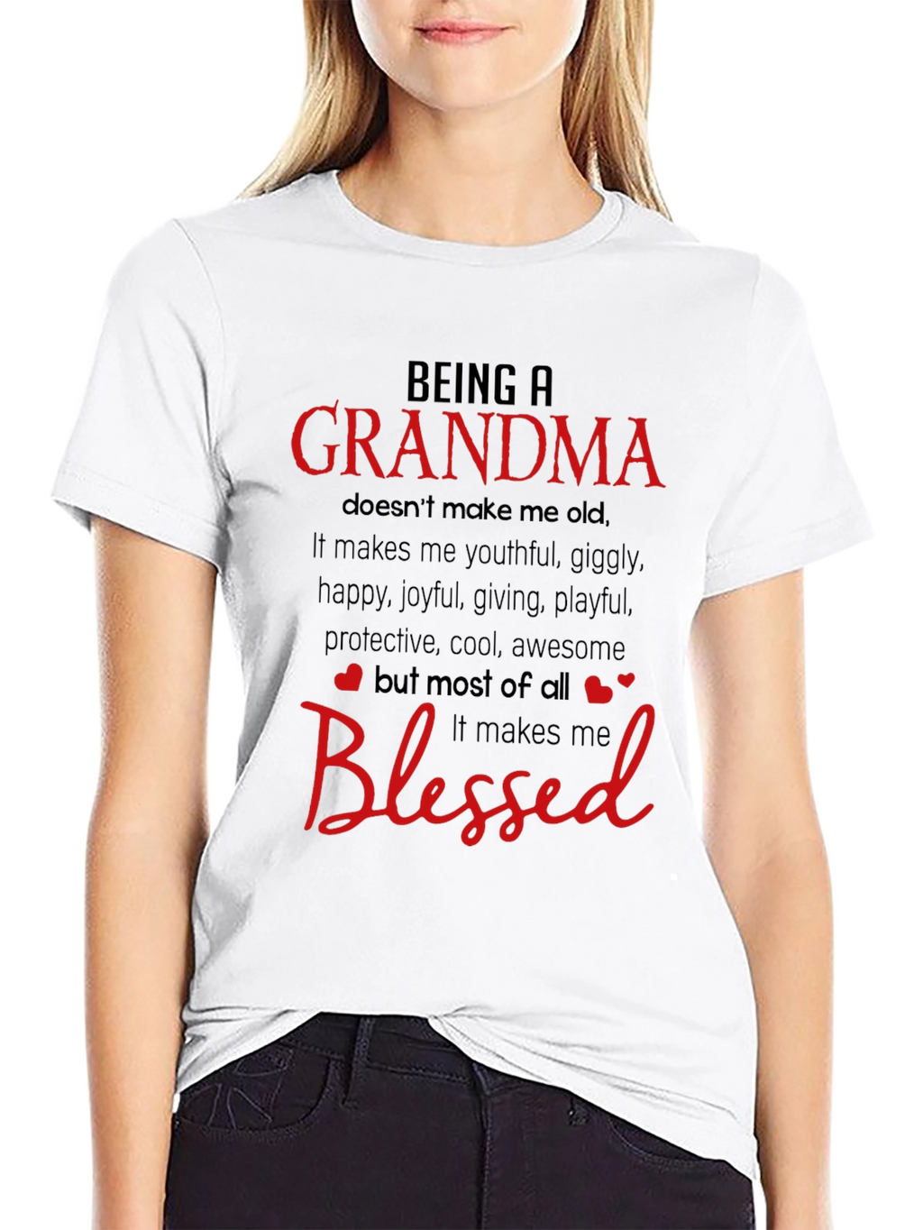 Being a Grandma Blessed T-Shirt