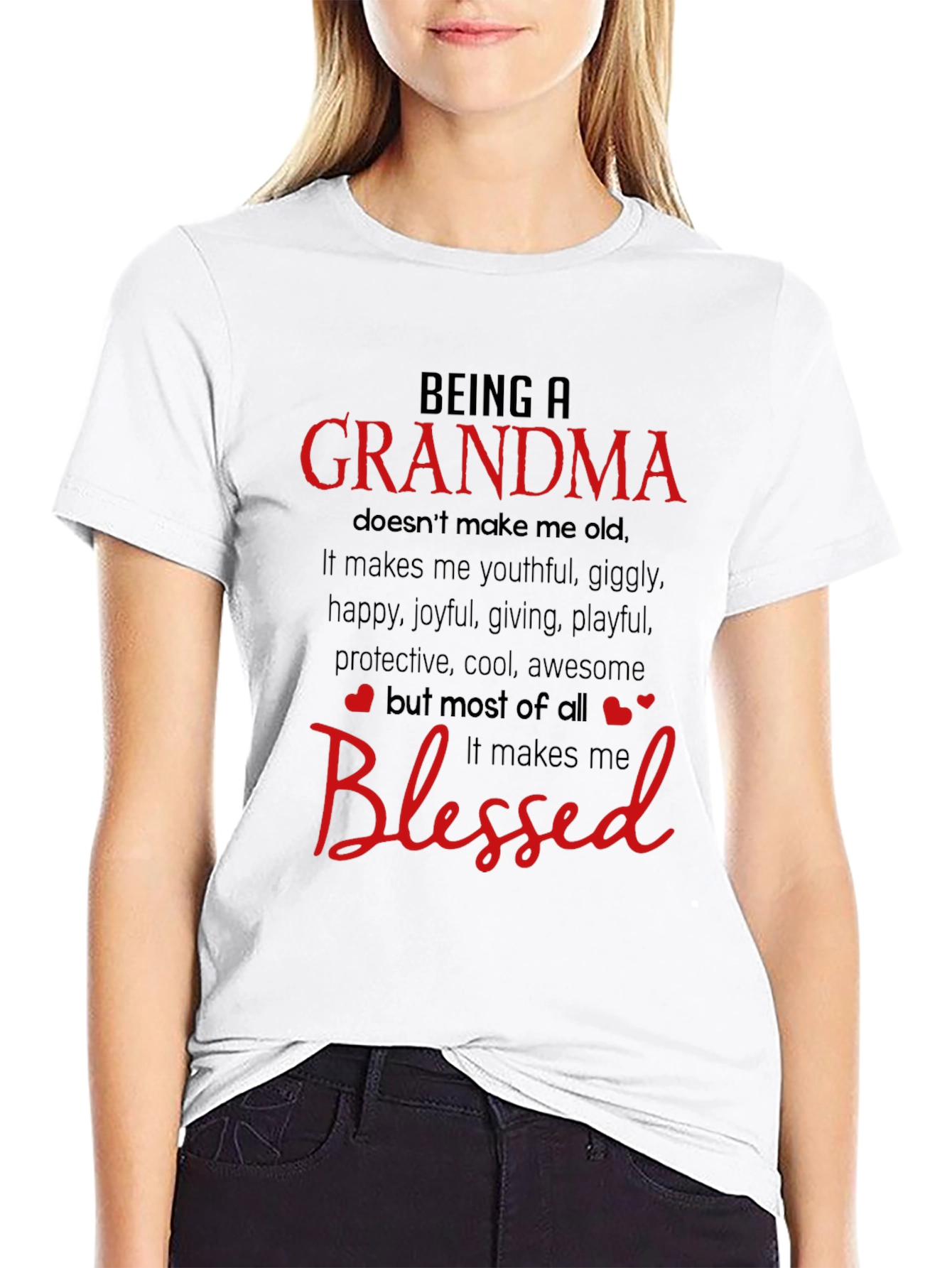 Being a Grandma Blessed T-Shirt