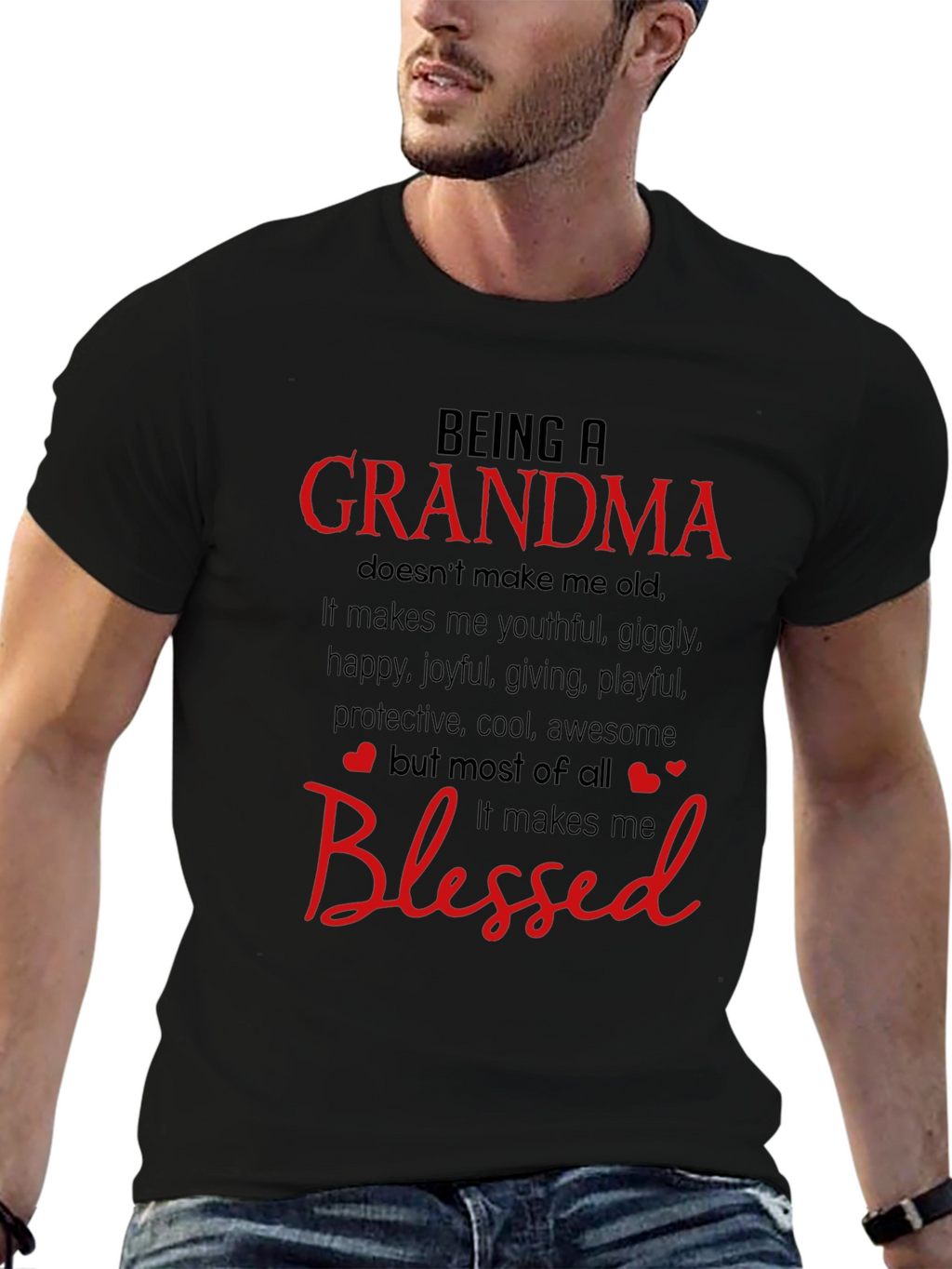 Being a Grandma Blessed T-Shirt