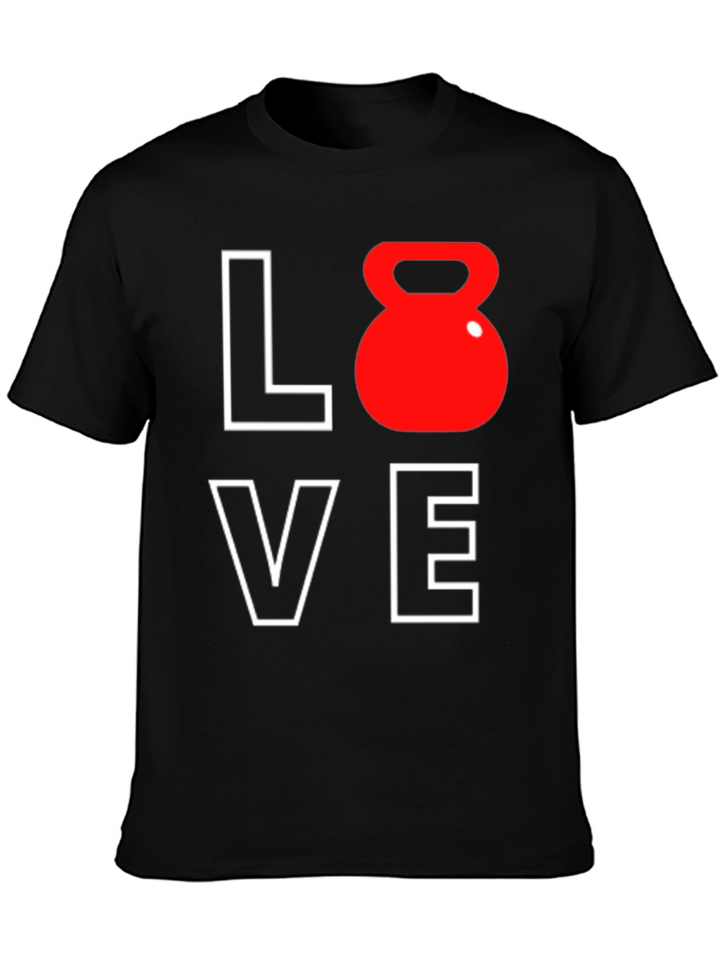 Love Kettlebell T-Shirt - Workout Motivation