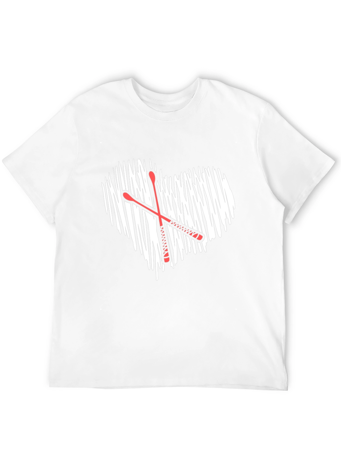 Drummer Heartbeat T-Shirt - Music Lover Tee
