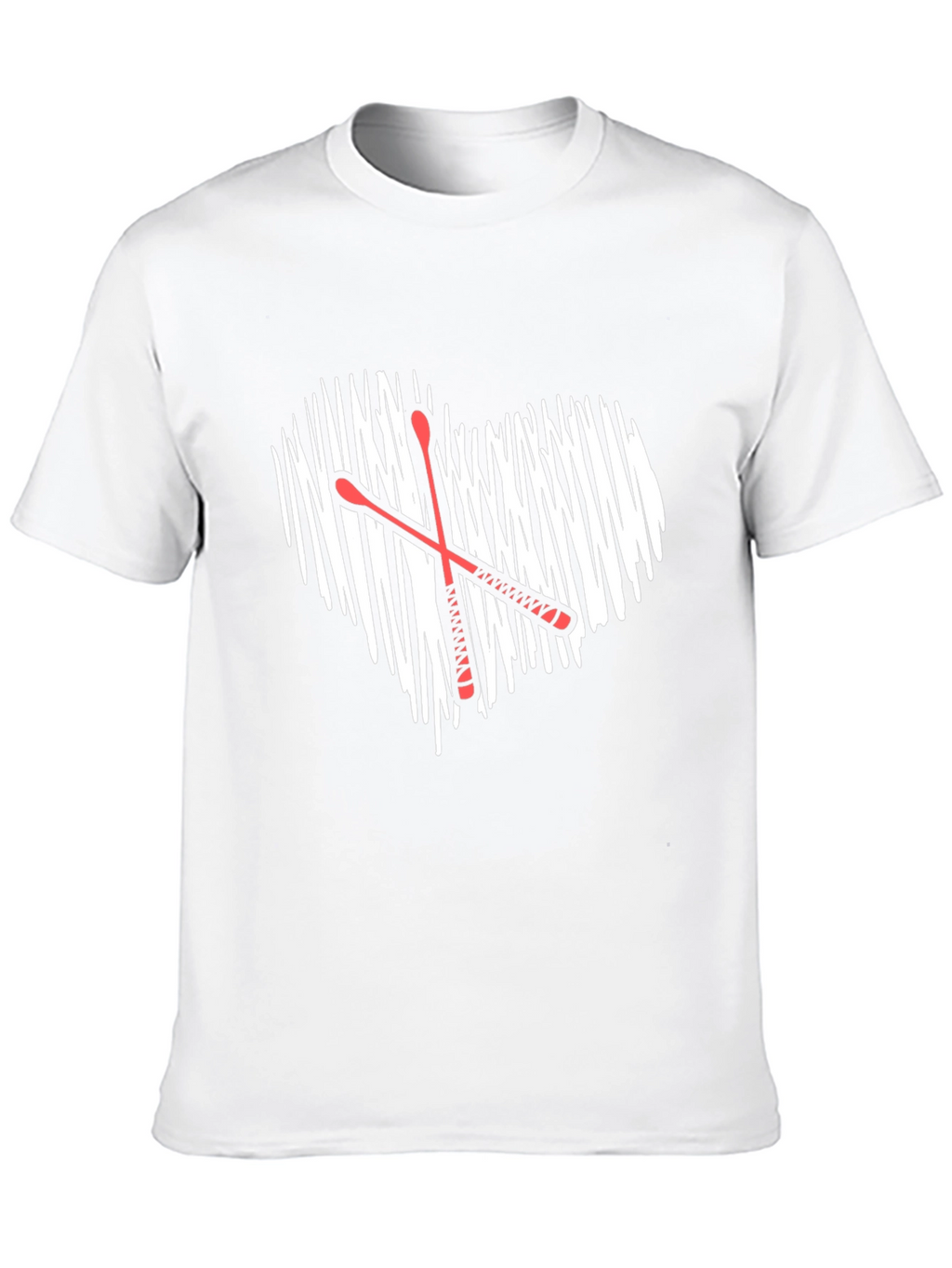 Drummer Heartbeat T-Shirt - Music Lover Tee