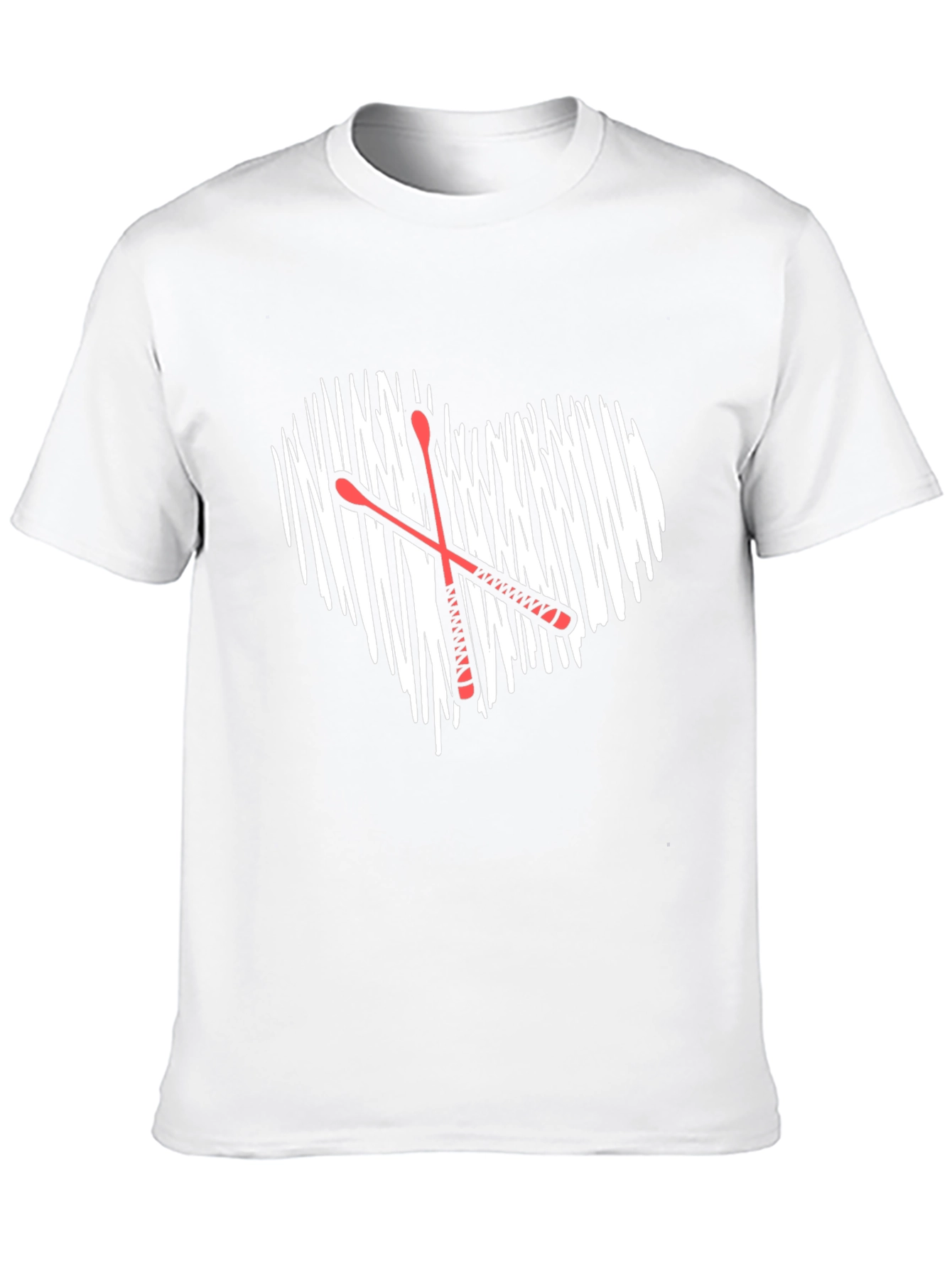 Drummer Heartbeat T-Shirt - Music Lover Tee