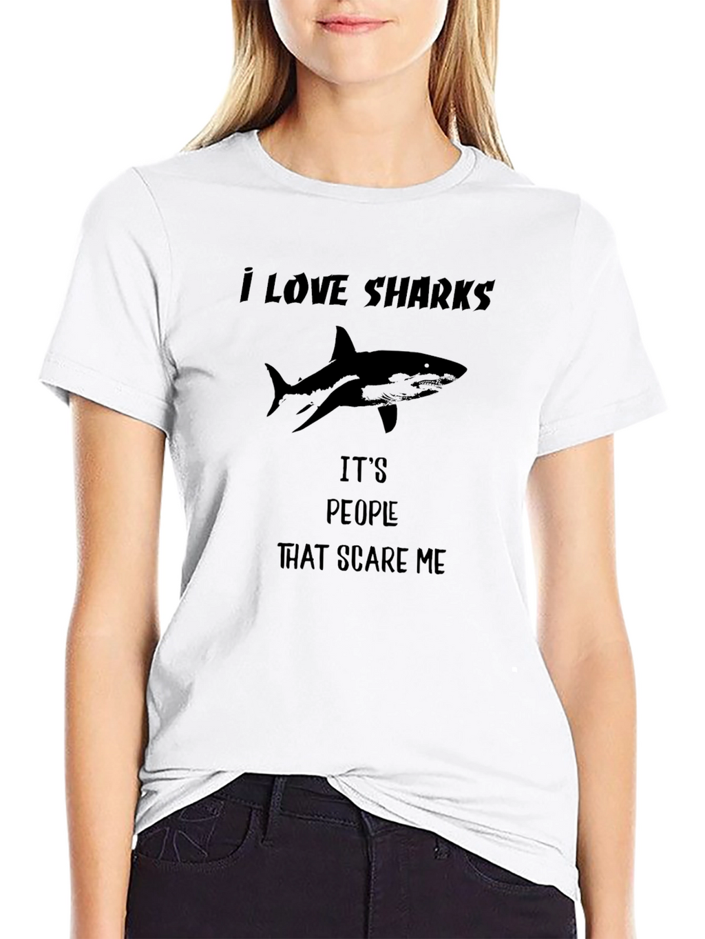 I Love Sharks Graphic Tee