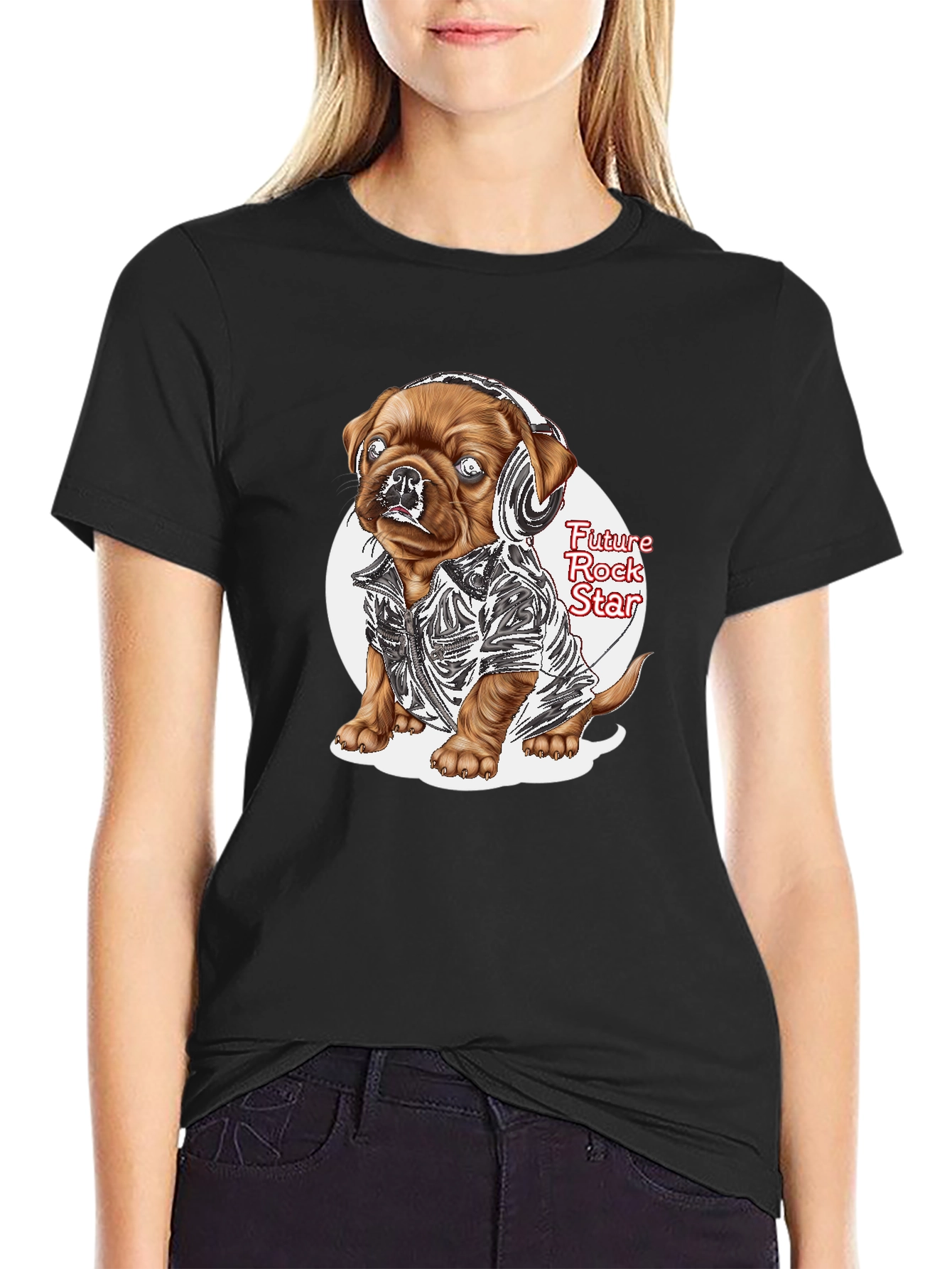 Cool Dog T-Shirt - Future Rock Star Tee