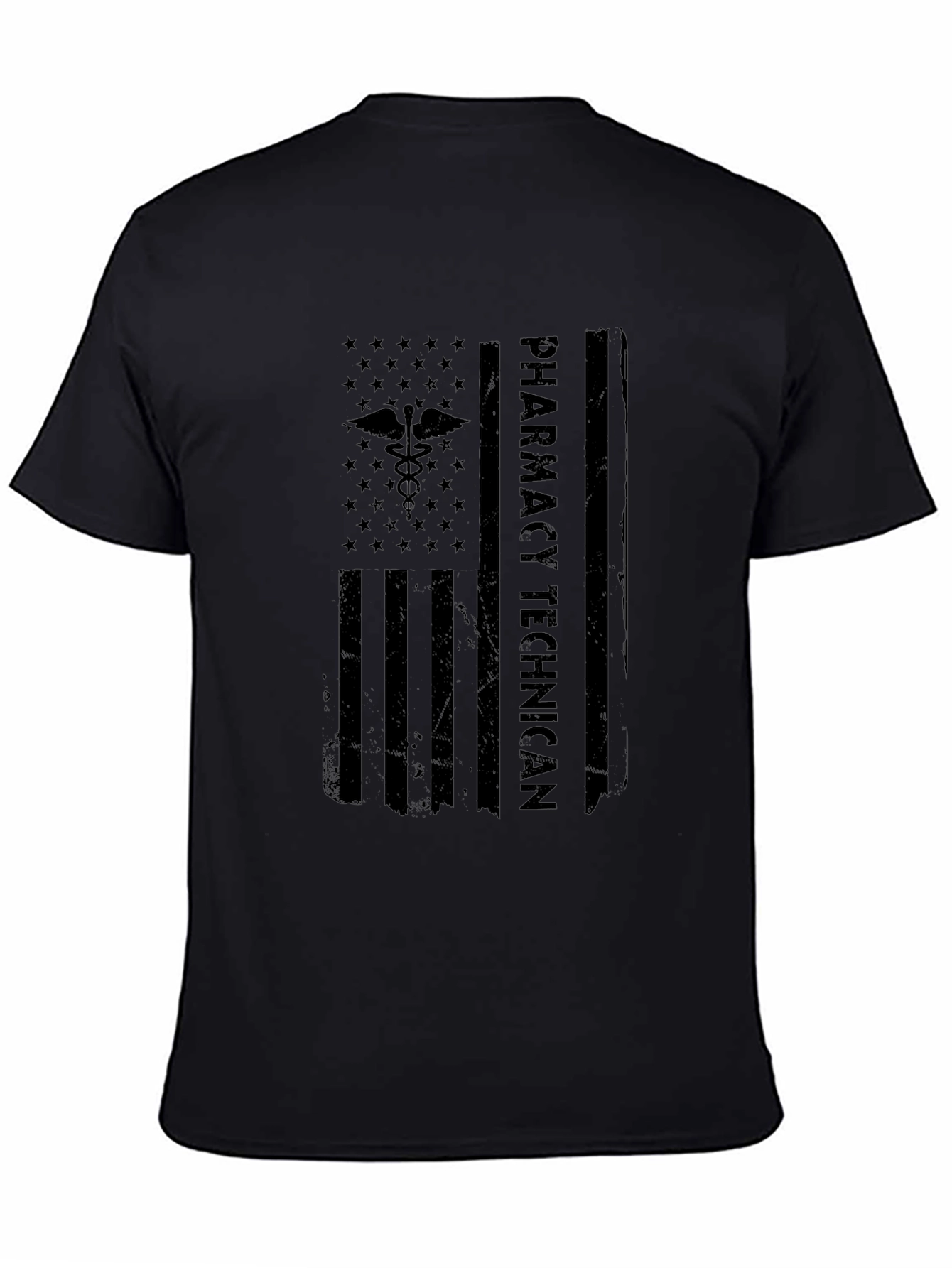 Pharmacy Technician American Flag T-Shirt