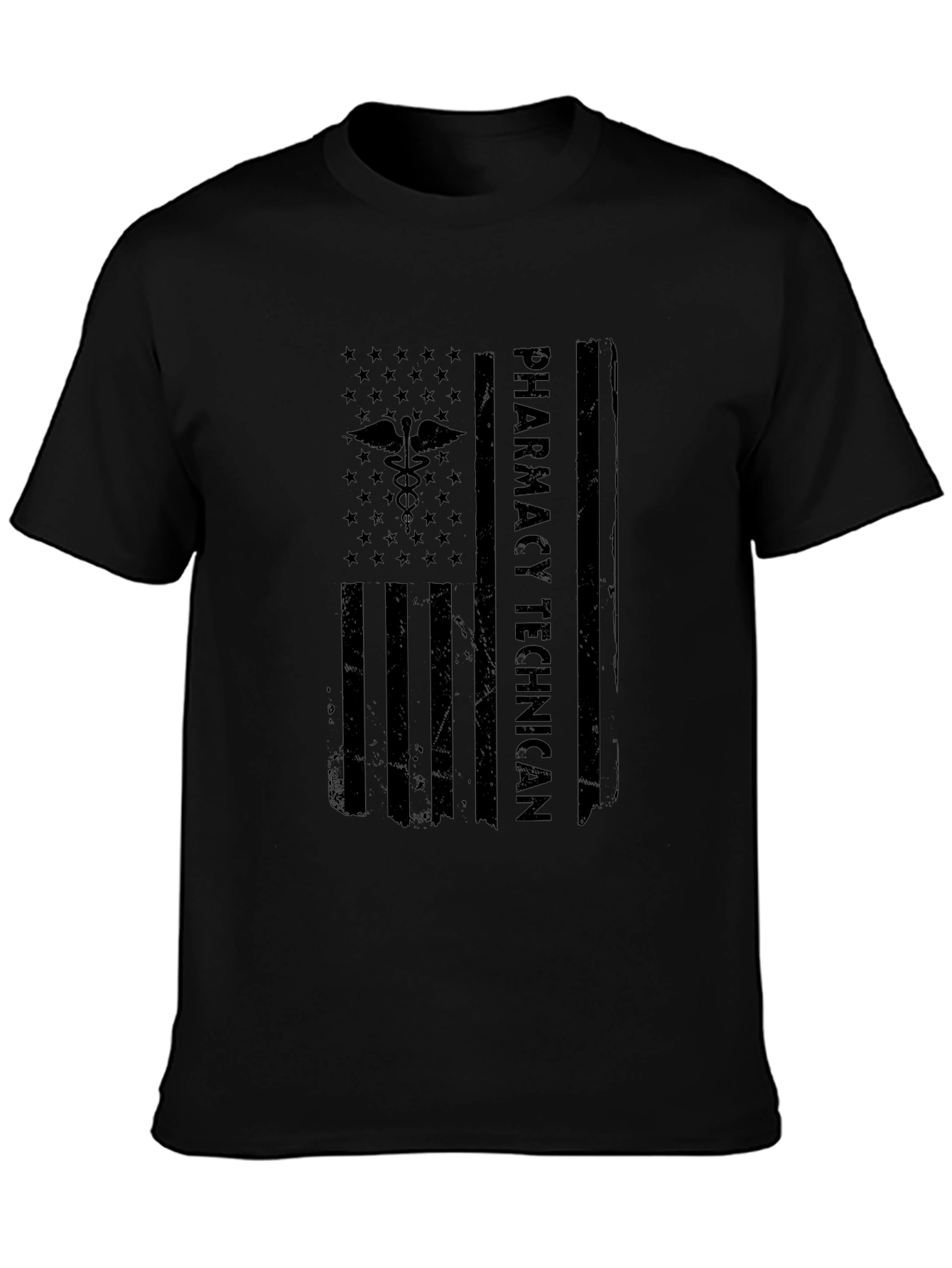 Pharmacy Technician American Flag T-Shirt
