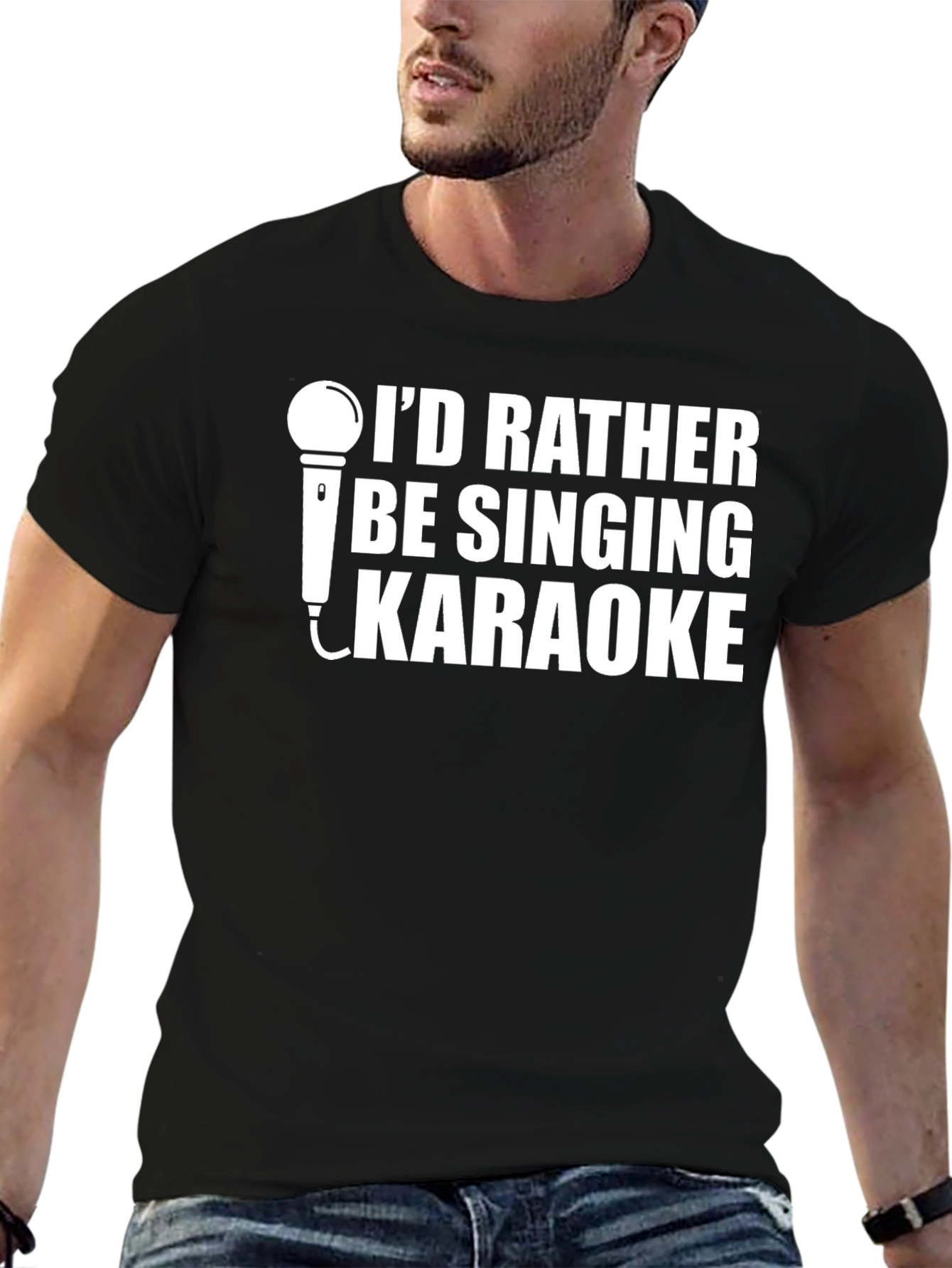 Karaoke T-Shirt - Id Rather Be Singing