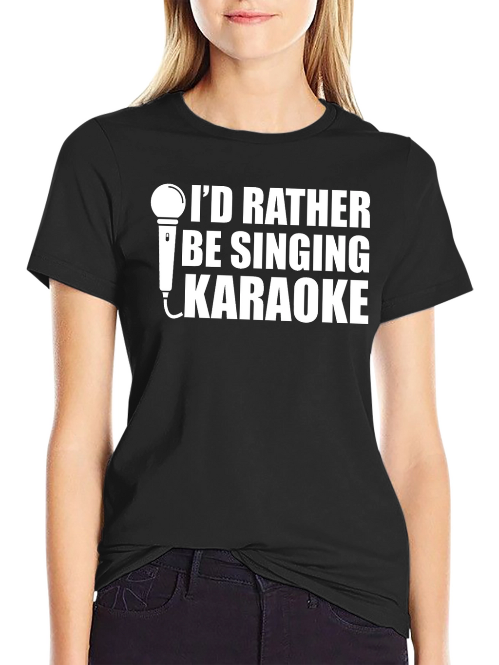 Karaoke T-Shirt - Id Rather Be Singing