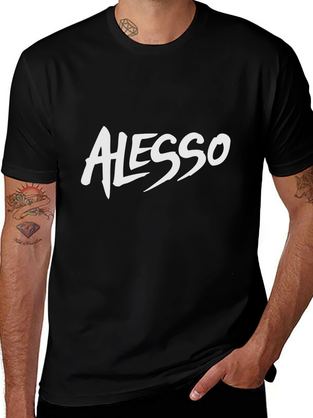 Alesso Graphic T-Shirt - Black Cotton Tee