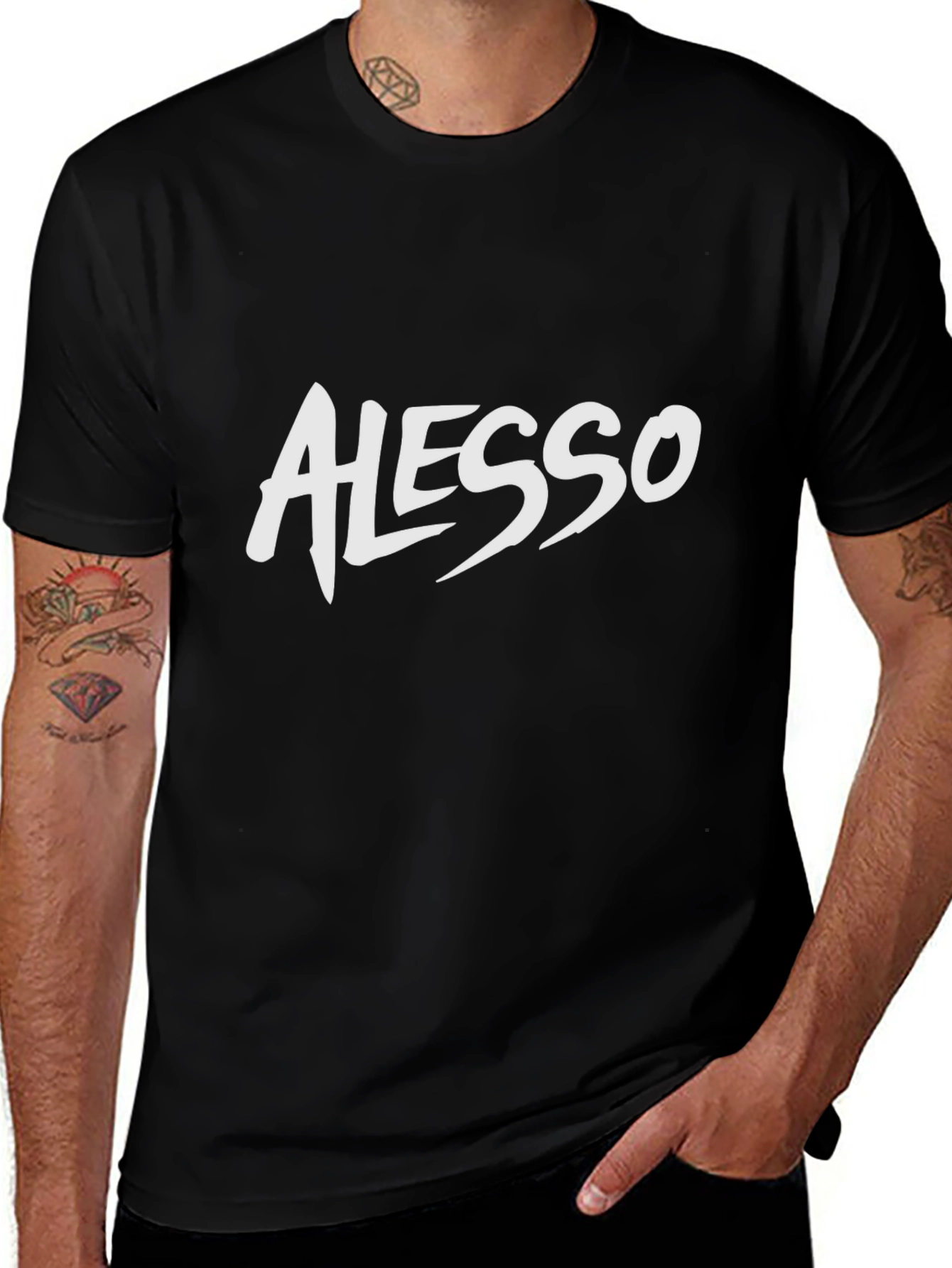 Alesso Graphic T-Shirt - Black Cotton Tee
