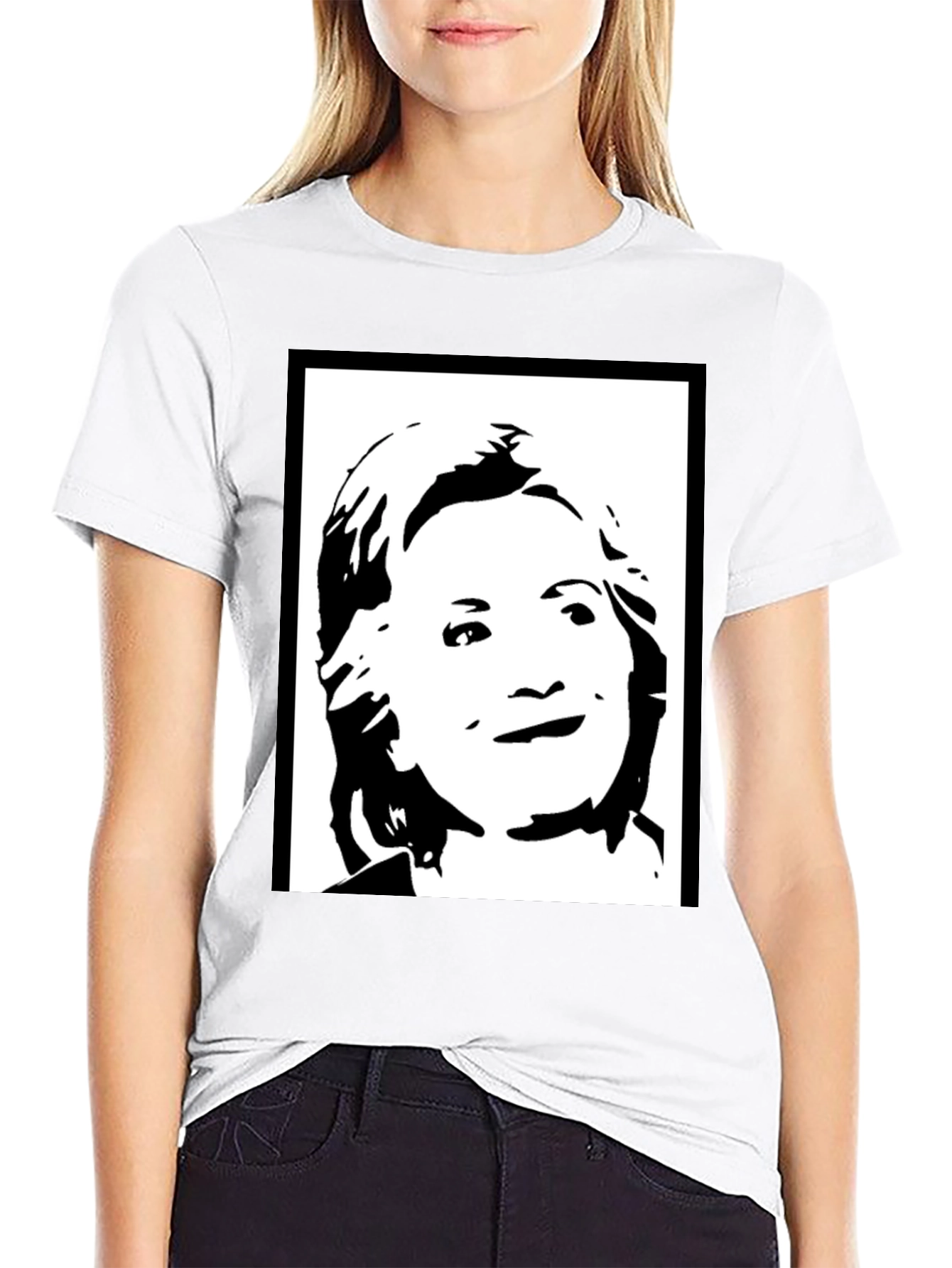 Hillary Clinton Graphic T-Shirt - Black