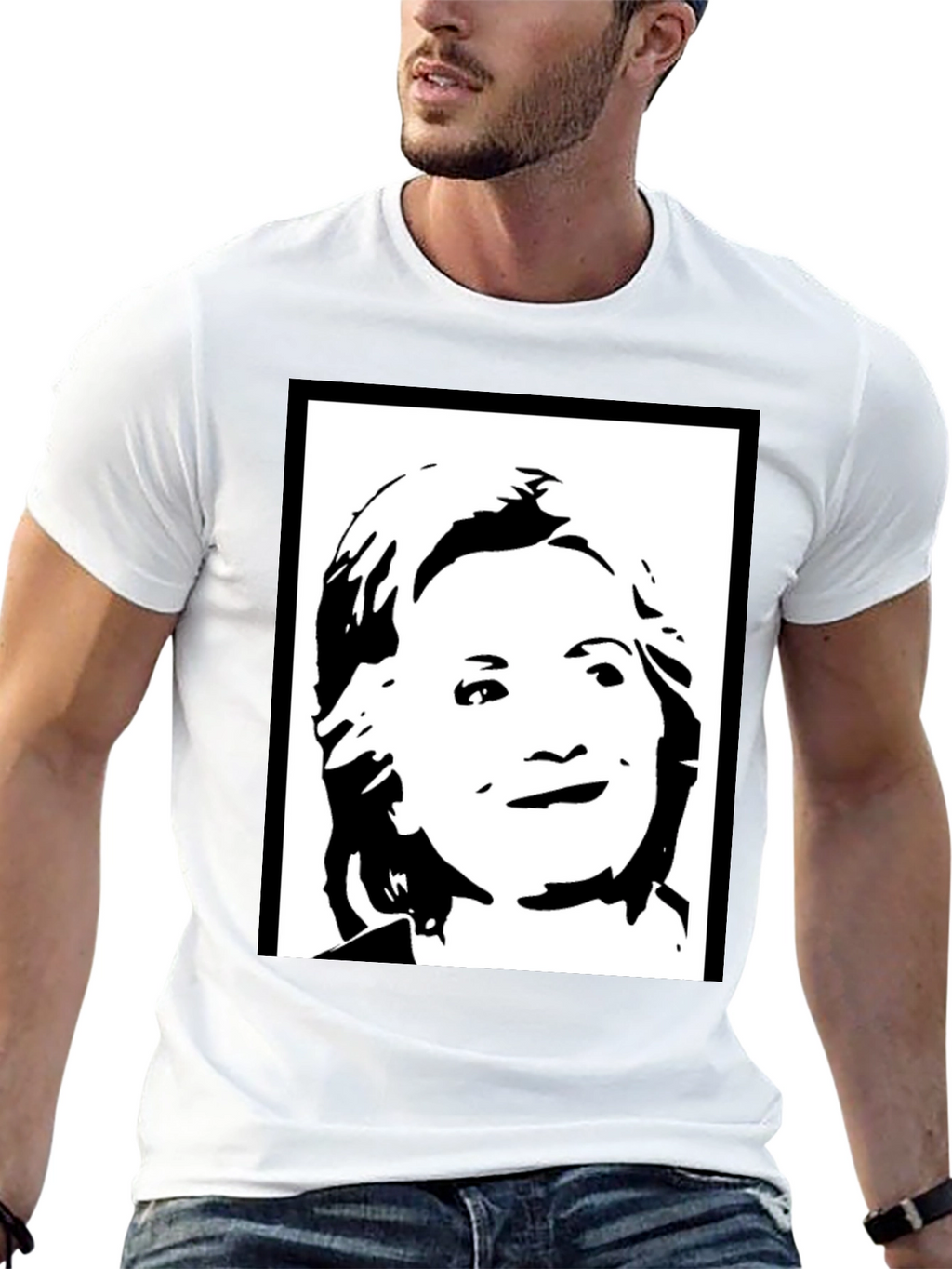 Hillary Clinton Graphic T-Shirt - Black