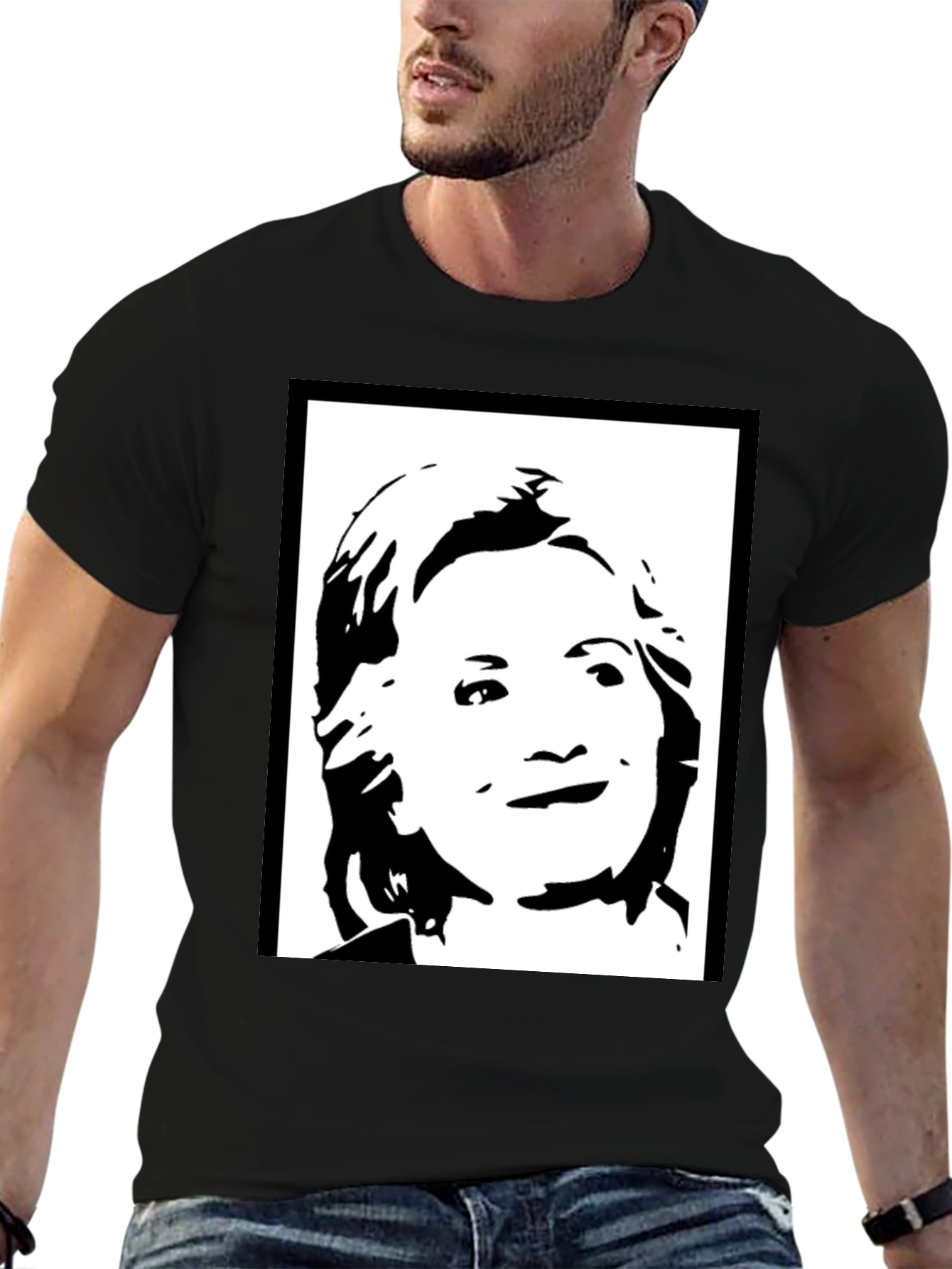 Hillary Clinton Graphic T-Shirt - Black