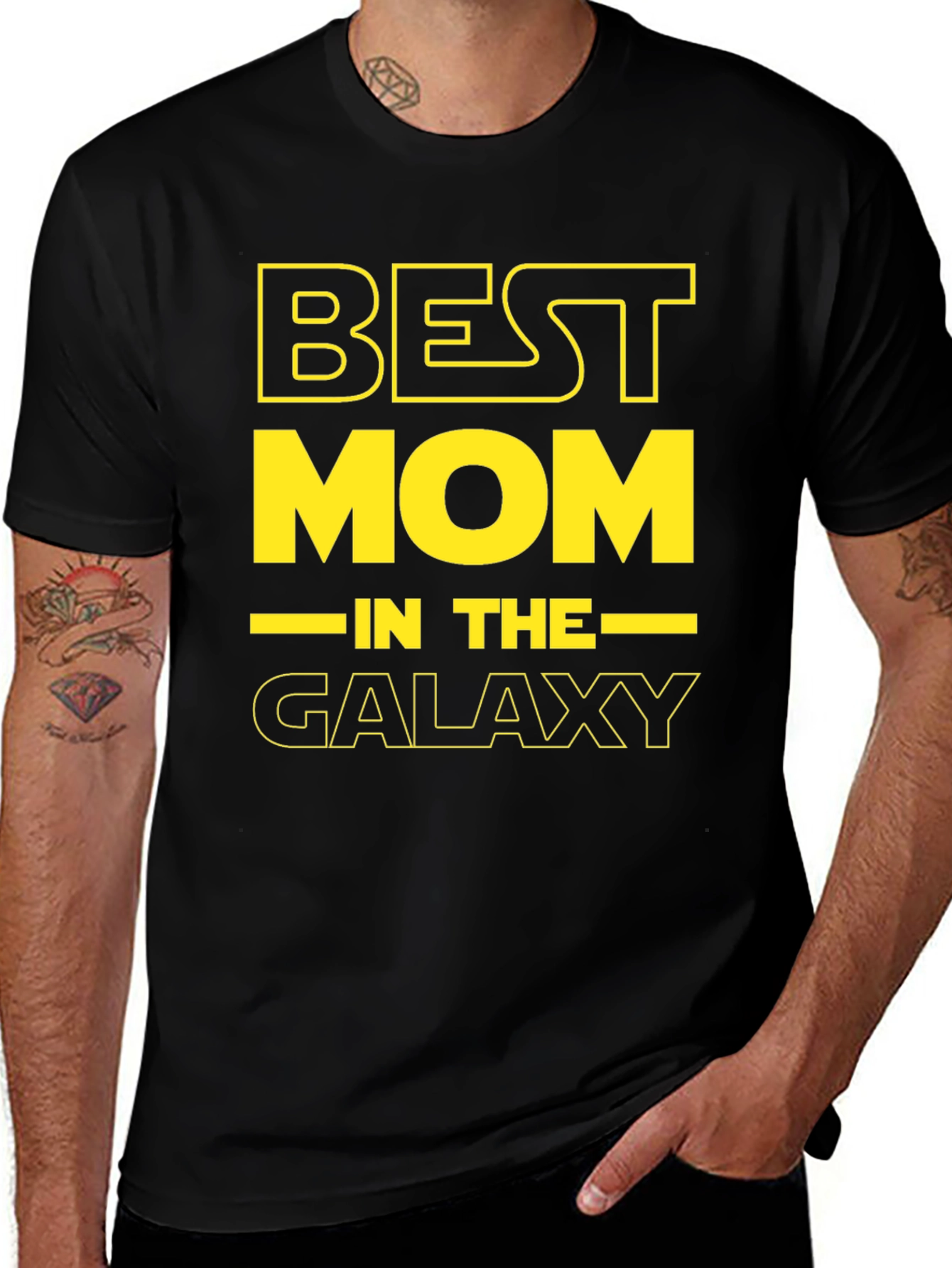 Best Mom in The Galaxy T-Shirt - Star Wars Inspired