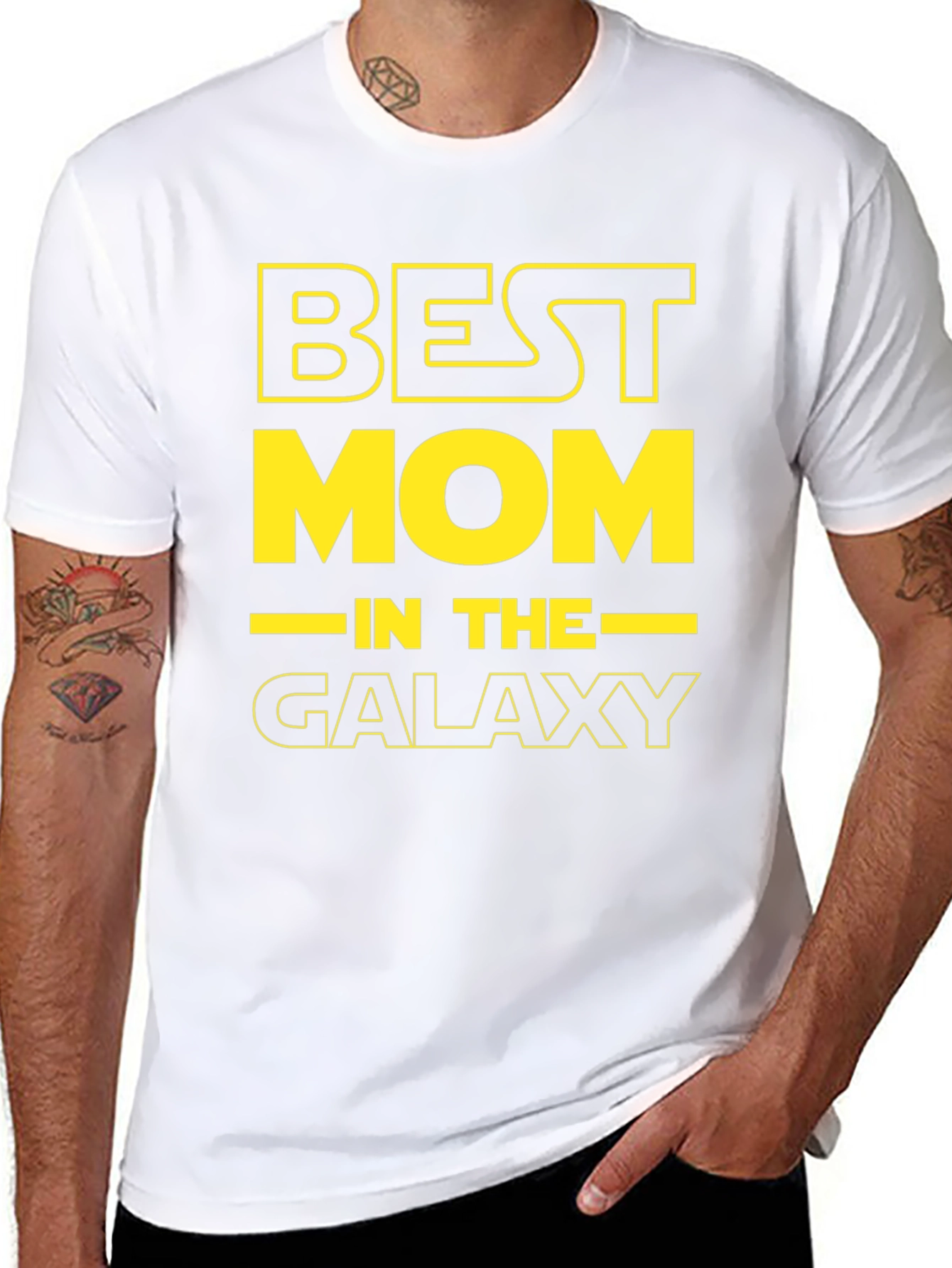 Best Mom in The Galaxy T-Shirt - Star Wars Inspired