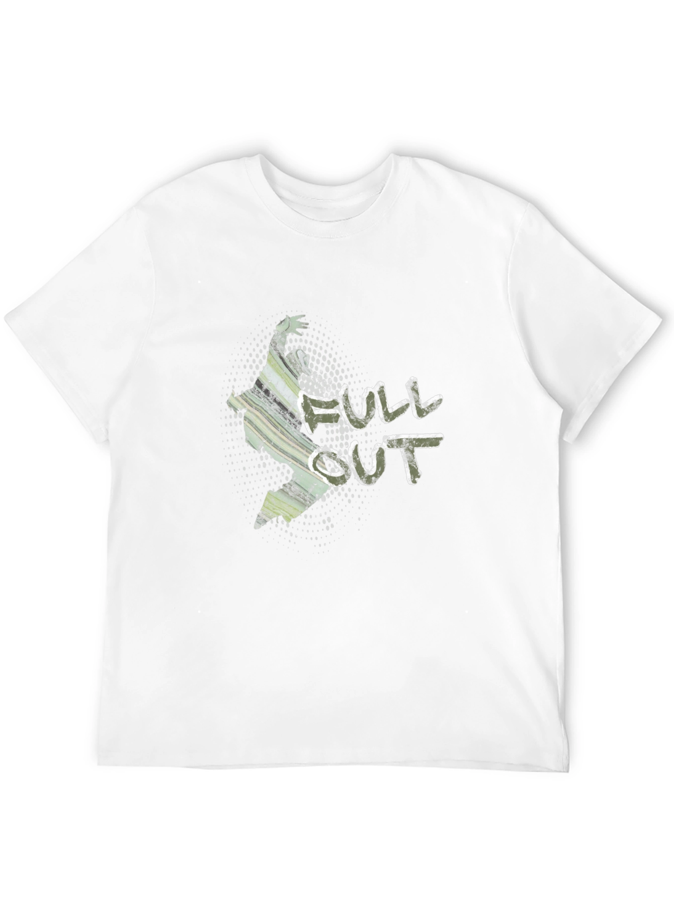 Full Out Graphic Black T-Shirt