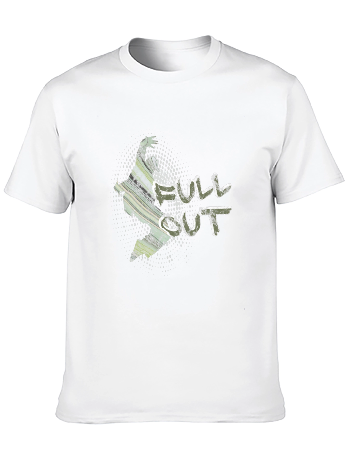 Full Out Graphic Black T-Shirt
