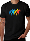 Retro Baseball Thrower Graphic Tee