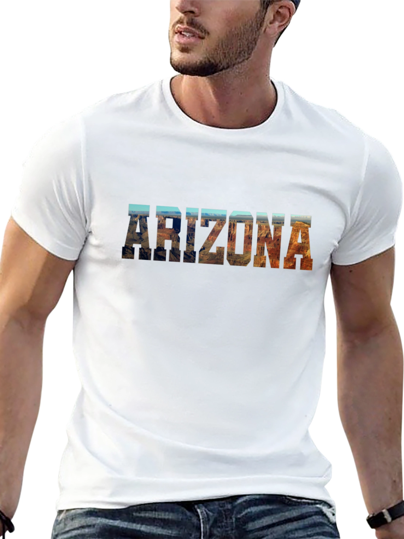 Arizona Scenic Graphic T-Shirt - Black