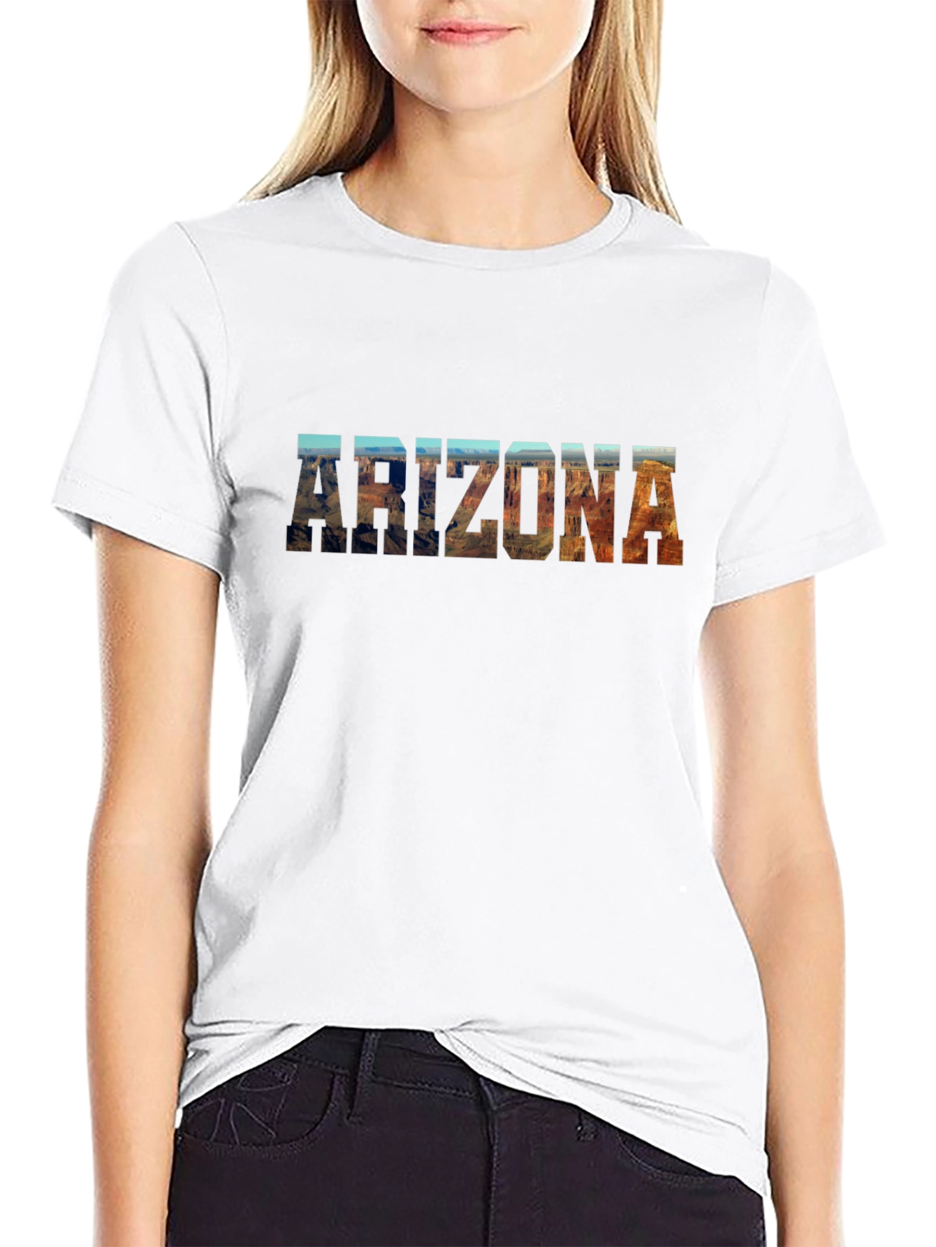 Arizona Scenic Graphic T-Shirt - Black